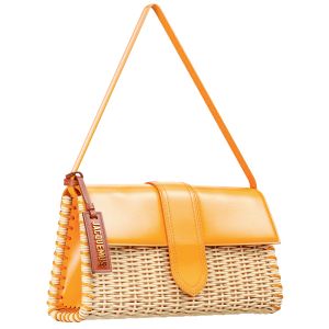 Jacquemus Le Bambino Long Wicker Shoulder Bag