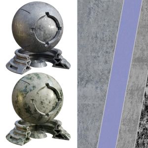 Plaster Patina Materials 07-08 | Pbr | Seamless