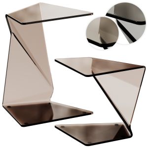 Fiam Italia Sigmy Glass Side Table