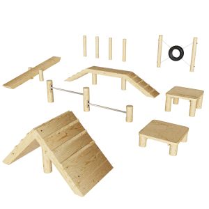 Eco Style Dog Playground Equipment