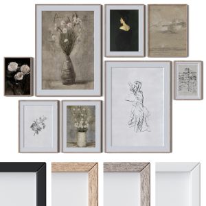 Set Of 8 Wall Paintings 2817