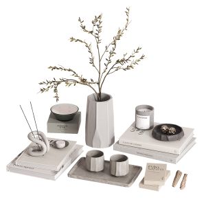 Decorative Set In Gray