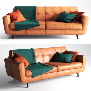 Hughes leather sofa by Joybird