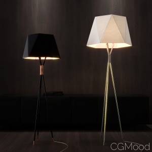 Solitaire floor lamp by CVL Luminaires