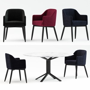 Meridiani Lola Chair+miller tables