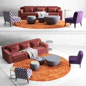 Meridiani hector sofas set