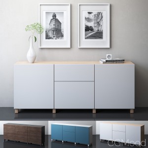 Ikea Besta Storage Combination With Drawers