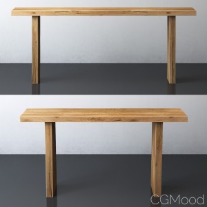 RECLAIMED RUSSIAN OAK PLANK CONSOLE