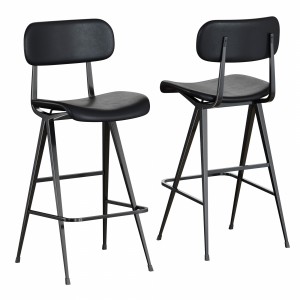 Industry West Madwell Bar Leather Stool