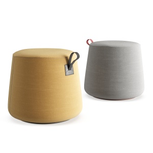 Hightower Round Kona Pouf by Most Modest