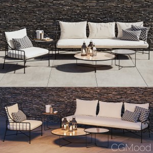 Cb2 Breton Chair And Sofa Set