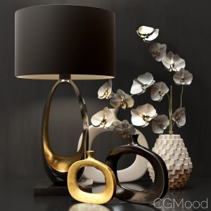 Lamp And Decorative Set