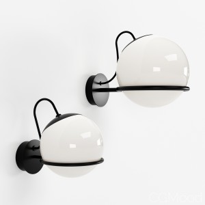 Wall Lamp model 237_1 & 238_1 By Astep