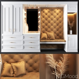 Classical Wardrobe with decoration