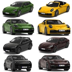 Seven Porsche Cars 2019