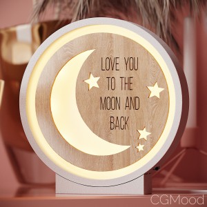 Night Light - Moon Lamp