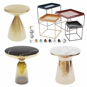 Side Tables . Set 03 (3d-model)