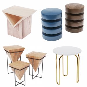 Side Tables . Set 04 (3d-model)