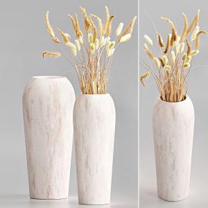 Pottery Barn Wood Vases