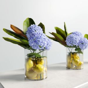 Hydrangeas And Lemons Set