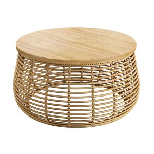 Natural Rattan Bamboo Coffee Table Hazel