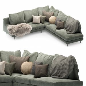 Roche Bobois Green Sofa 04