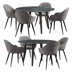 La Forma & Gubi Dining Set