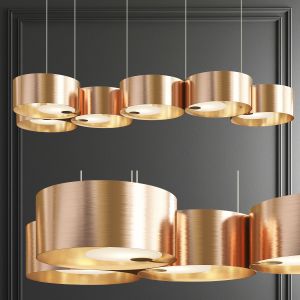 Trial Brass Linear Chandelier