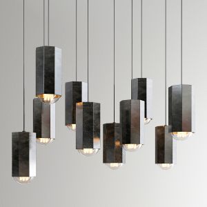 Hex Light Pendant By John Beck Steel