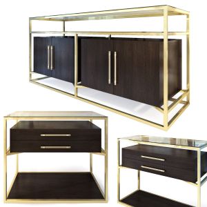 Hooker Curata . Sideboard, Nightstand.