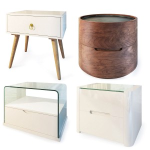 Modern Nightstand, Bedside Table Set 2. Imodern