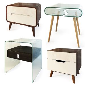 Modern Nightstand And Bedside Table Set Imodern