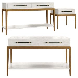 Console, Nightstand  Perrine. Bassett Mirror