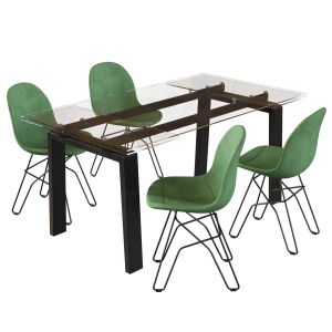 Connubia Academy Chair | Connubia Zeffiro Table