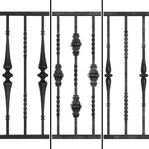 Wrought Iron Bundle No04 Fence