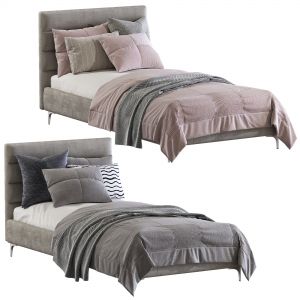 Bed Pfeiffer Upholstered Bed 3 Set 110