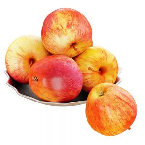 Apples in a Metal Plate