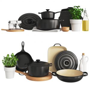 Black Kitchen Set