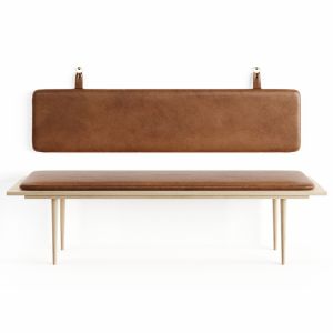 Leather Bench By Thornam