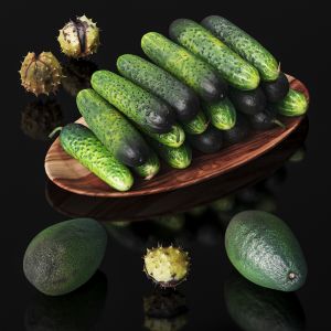 Cucumbers, Chestnuts And Avocados