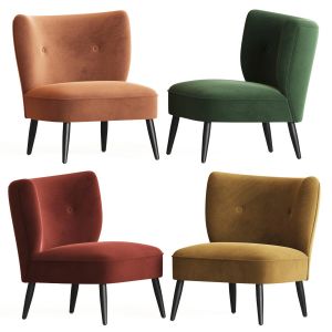 Franck Velvet Armchair