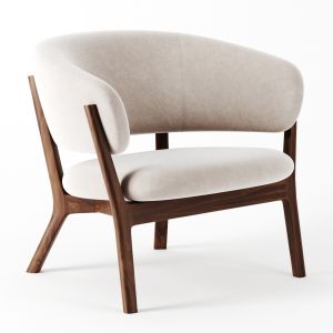 Roundish Arm Chair By Maruni