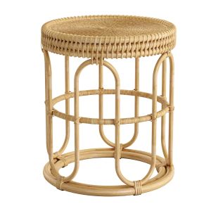 Aloki Side Table In Rattan Bamboo