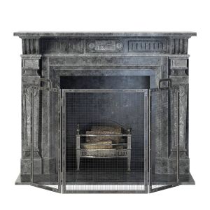 Classic Stone Fireplace