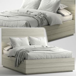 Pacific Platform Queen Bed & Headboard