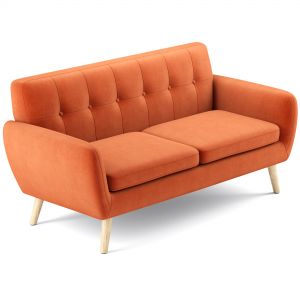 Josephine Mid Century Modern Petite Sofa