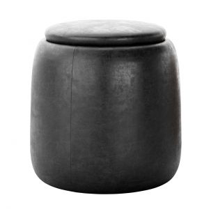 Dodd Storage Leather Ottomans Set