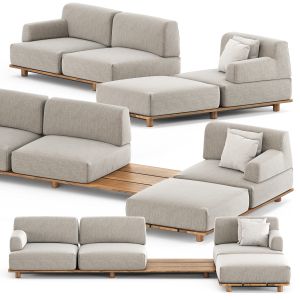 Palco Sofa Module Set 3 By Kristalia