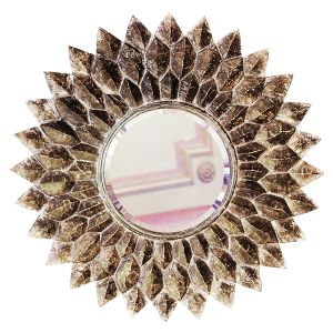 Sunburst Wood Mirror