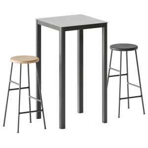 La High Table By Arrmet And Cornet Bar Stool By Ha